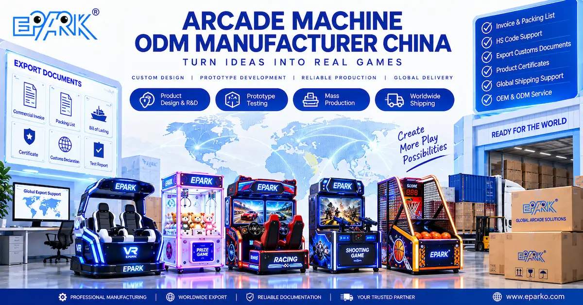Arcade Machine ODM Manufacturer China: Prototype and Production Approval for Private-Label Brands