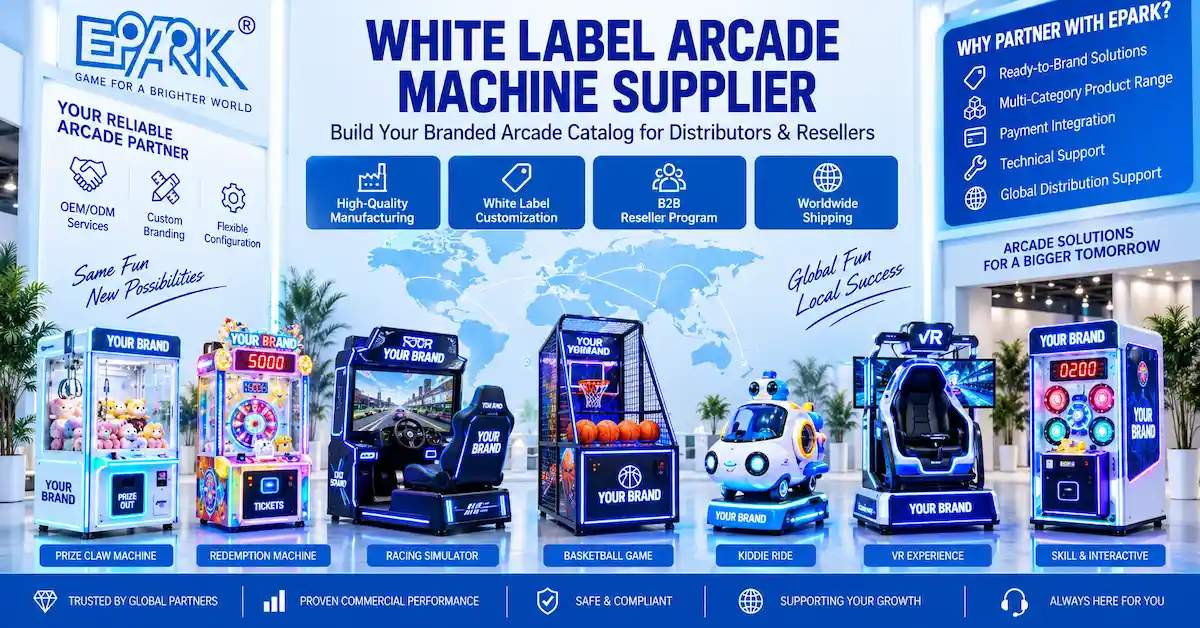 White Label Arcade Machine Supplier: How Resellers Build a Branded Arcade Catalog Without Full Custom Development