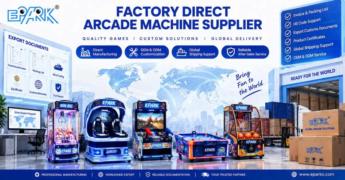 Factory Direct Arcade Machine Supplier: How FEC Buyers Verify Production, QC, and Project Support