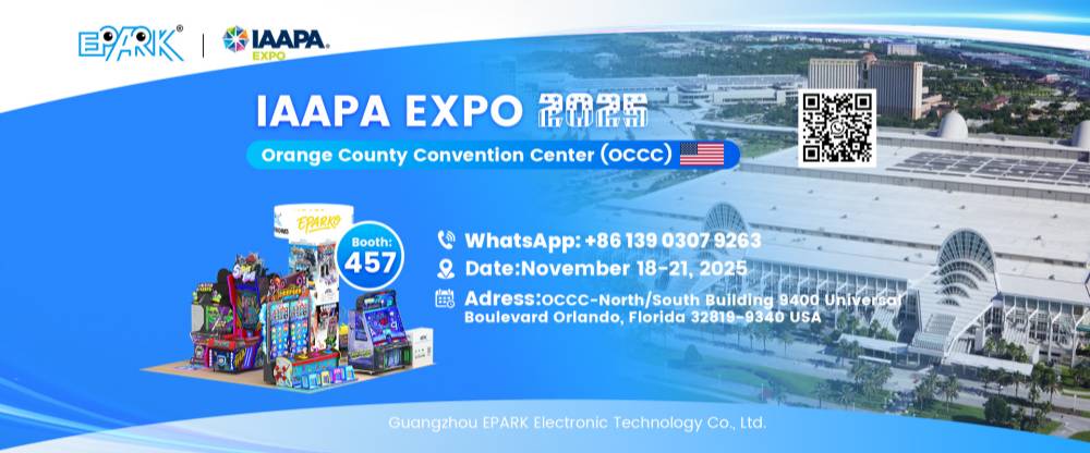 EPARK 街机游戏亮相 2025 年 IAAPA 博览会