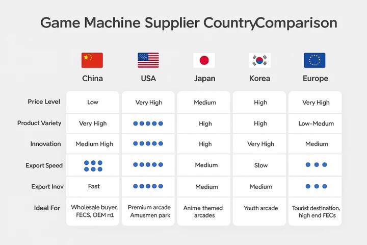 Large-volume game machine procurement