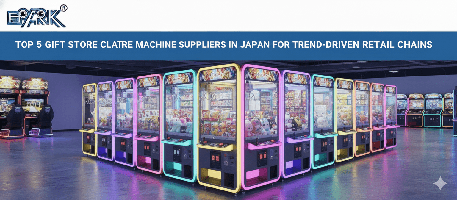 Top 5 Gift Store Claw Machine Suppliers in Japan for Trend-Driven Retail Chains