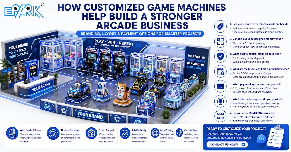 Customized Game Machines for Arcade Business: How to Build a More Profitable Game Venue