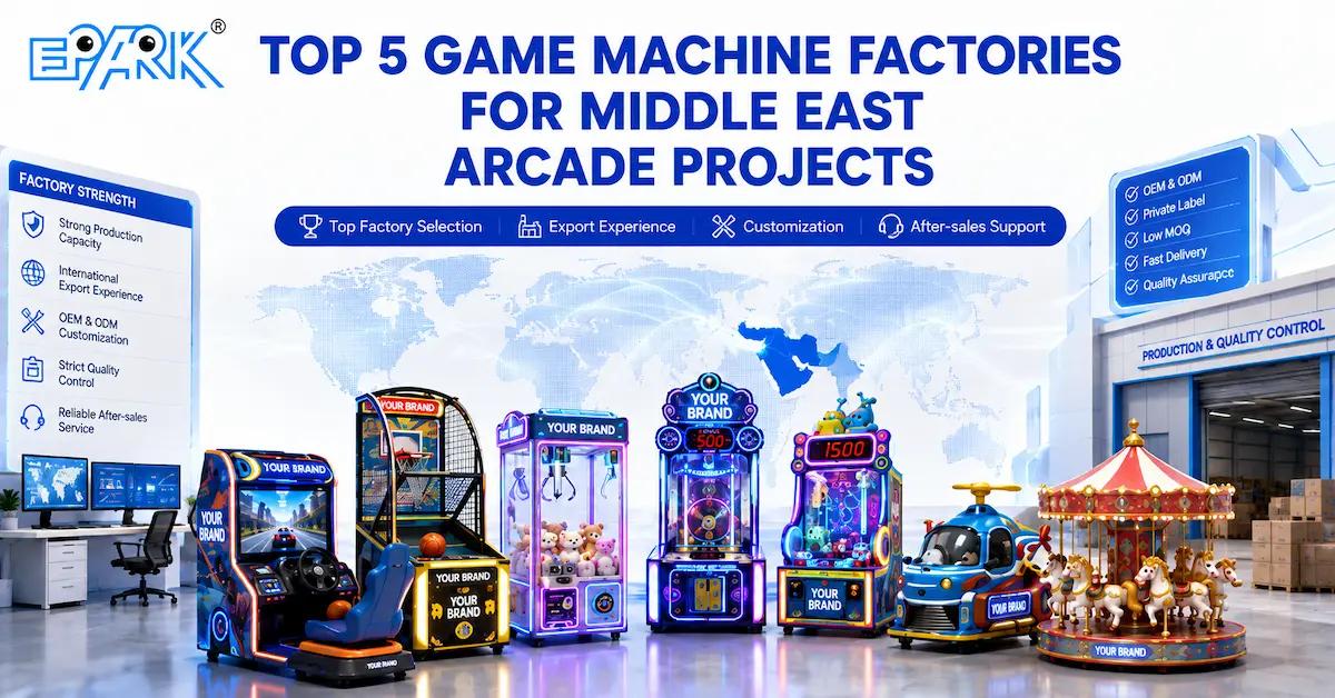 Top 5 Game Machine Factories for Middle East Arcade Projects