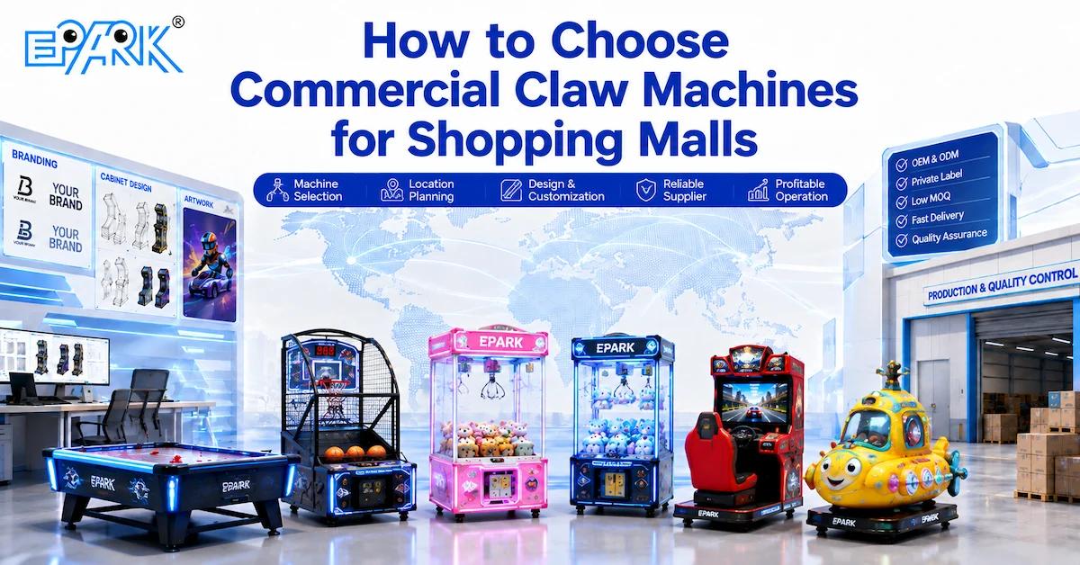How to Choose Commercial Claw Machines for Shopping Malls