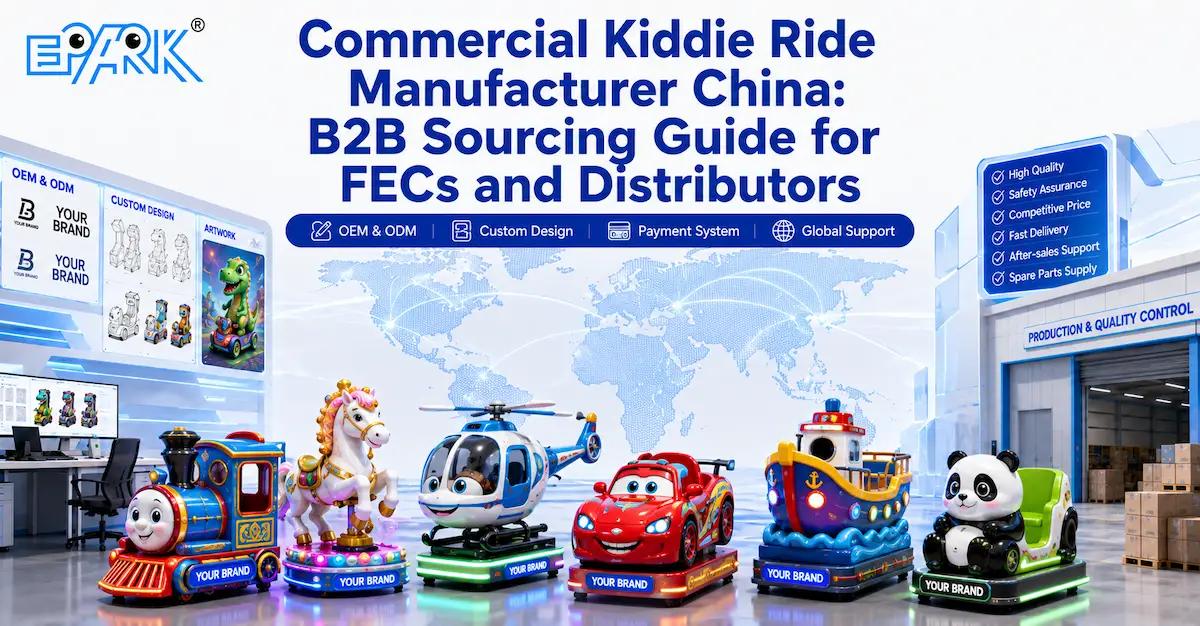 Commercial Kiddie Ride Manufacturer China: B2B Sourcing Guide for FECs and Distributors