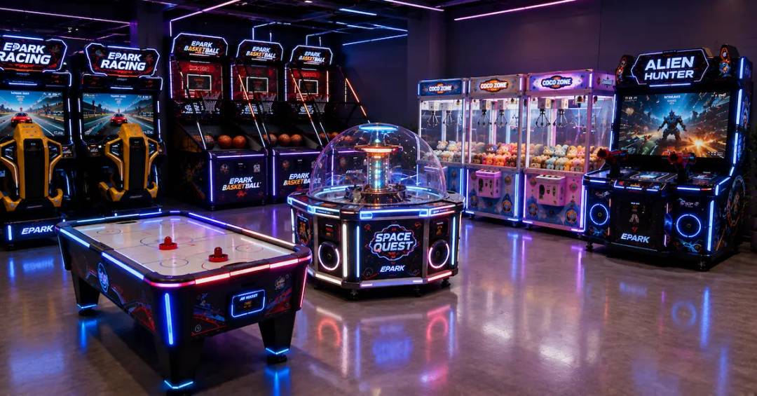 Commercial arcade equipment game zone