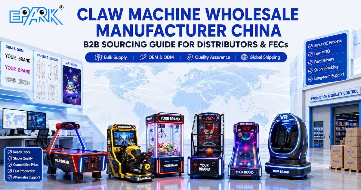 Claw Machine Wholesale Manufacturer China: B2B Sourcing Guide for Distributors and FECs