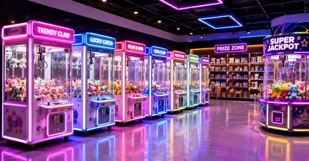 Wholesale claw machines in arcade zone