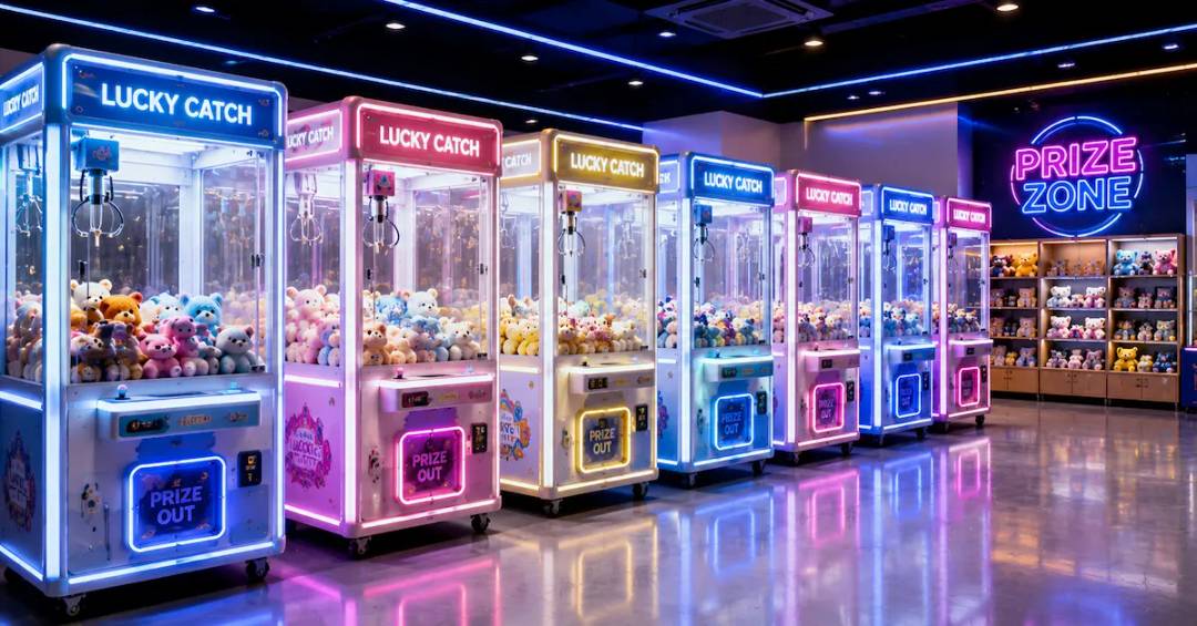 Wholesale claw machines in prize zone