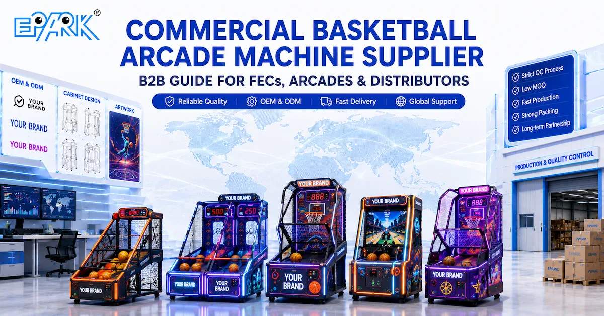 Commercial Basketball Arcade Machine Supplier: B2B Buying Guide for FECs and Game Centers