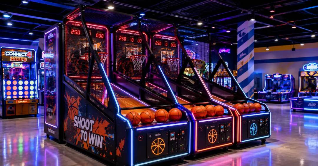 commercial basketball arcade machine supplier