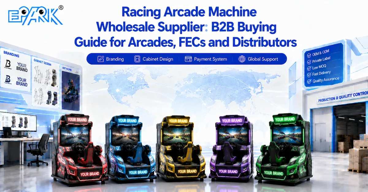 Racing Arcade Machine Wholesale Supplier: B2B Buying Guide for Arcades, FECs and Distributors