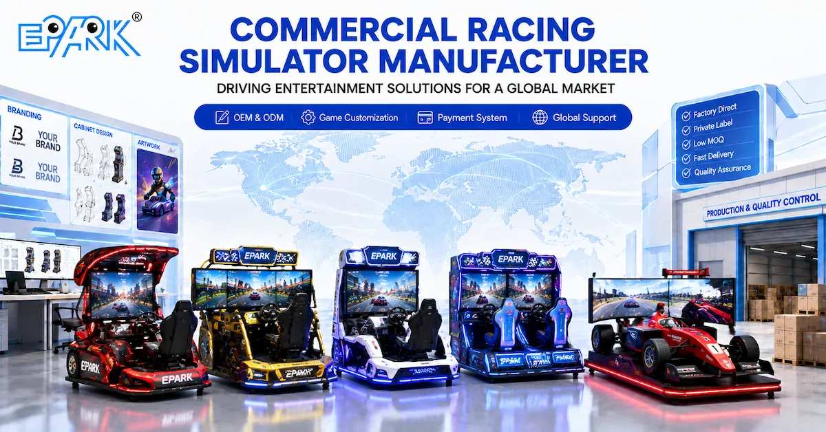 Commercial Racing Simulator Manufacturer: B2B Buying Guide for Arcades, FECs and Entertainment Projects