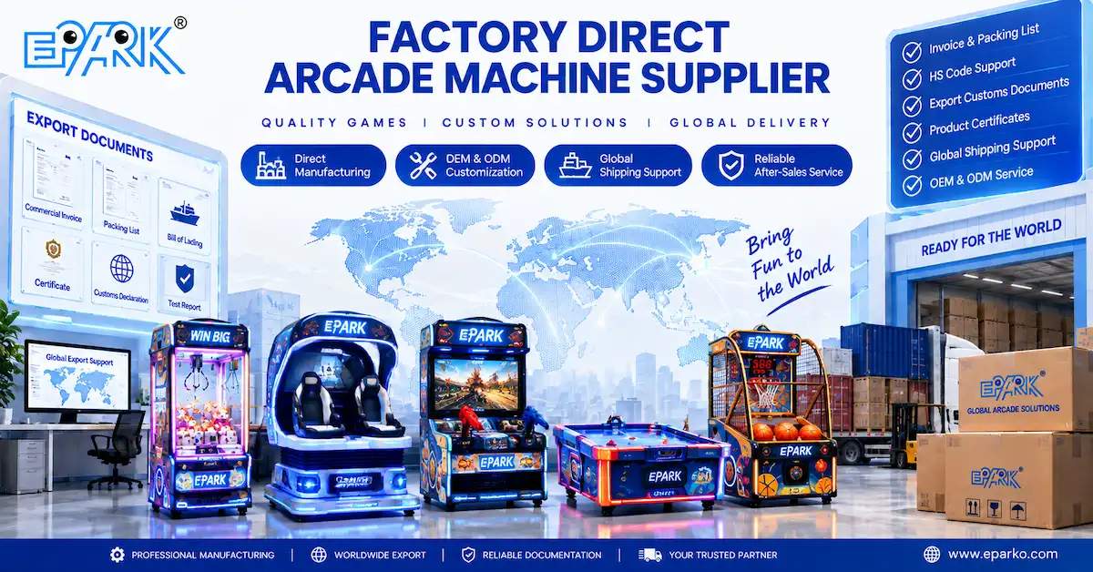 Factory Direct Arcade Machine Supplier: How FEC Buyers Verify Production, QC, and Project Support