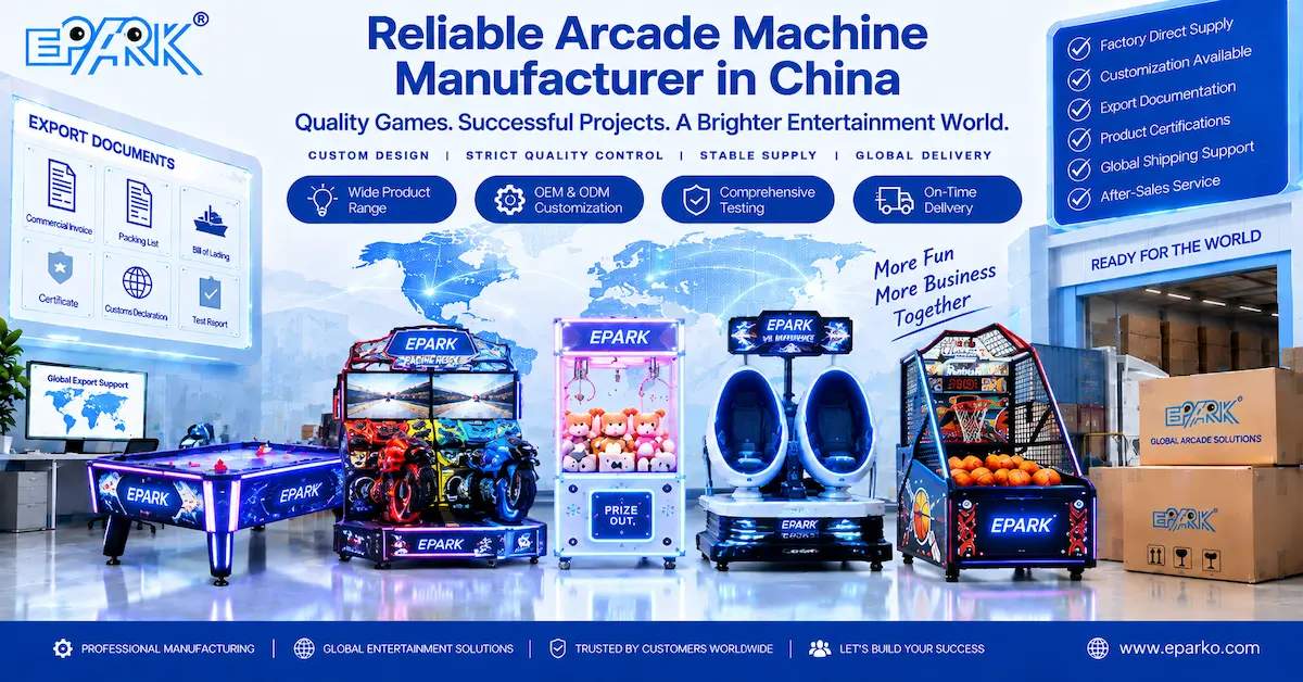 Arcade Machine Manufacturing Company China: How Global Buyers Verify Production, QC, and Supply Stability