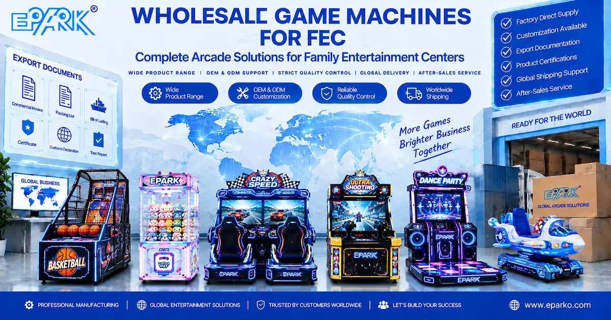 Wholesale Game Machines for FEC: How Buyers Build the Right Equipment Mix and Control Bulk Orders