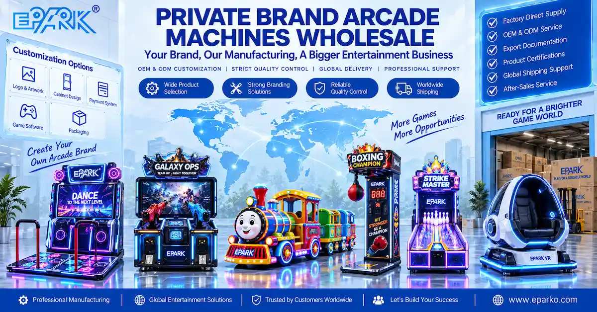 OEM Arcade Machines for Distributors: How to Control Branding, QC, and Repeat Orders
