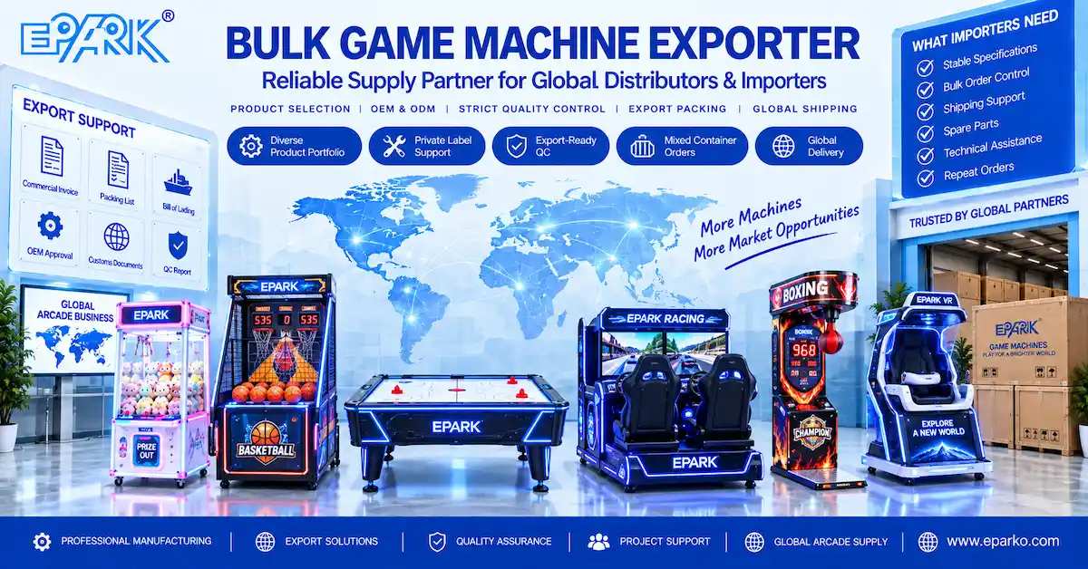 Bulk Game Machine Exporter: How to Build an Import-Ready Arcade Equipment Program