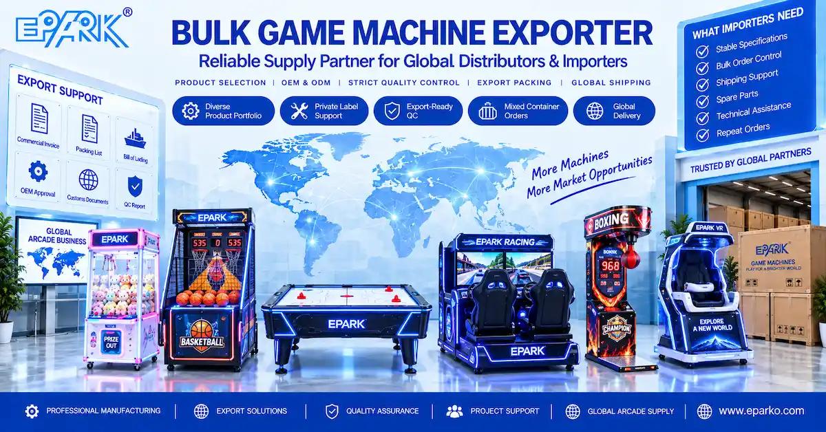 Bulk Game Machine Exporter: How to Build an Import-Ready Arcade Equipment Program