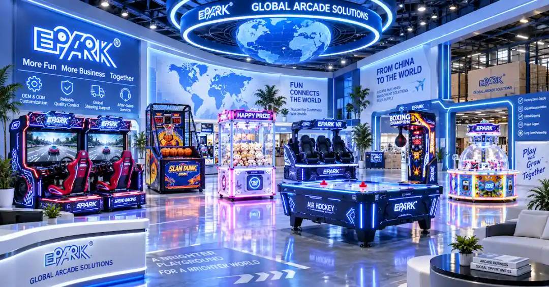 commercial arcade equipment exporter