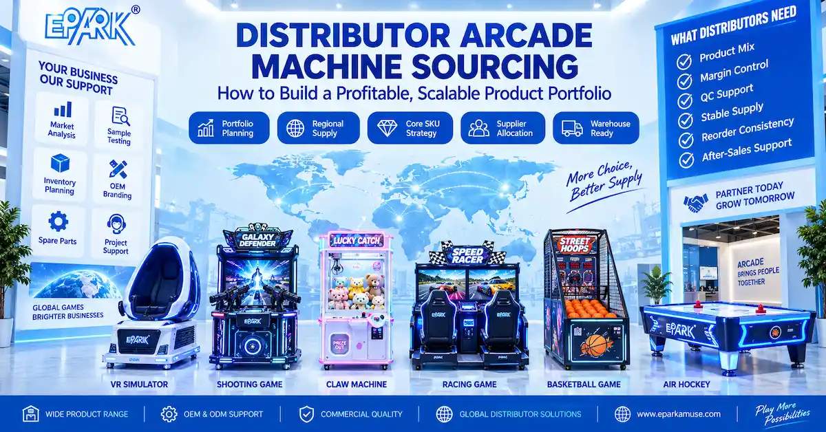 Distributor Arcade Machine Sourcing: How to Build a Profitable, Scalable Product Portfolio