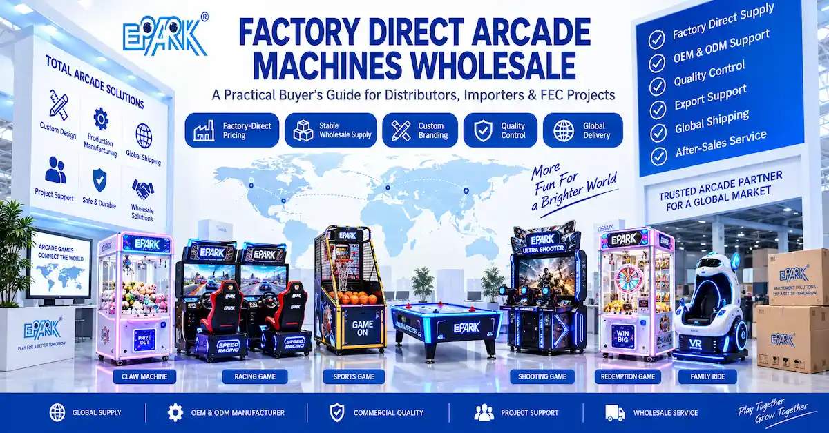 Factory Direct Arcade Machines Wholesale: Build a Repeat-Order Program, Not Just a Cheap First Order