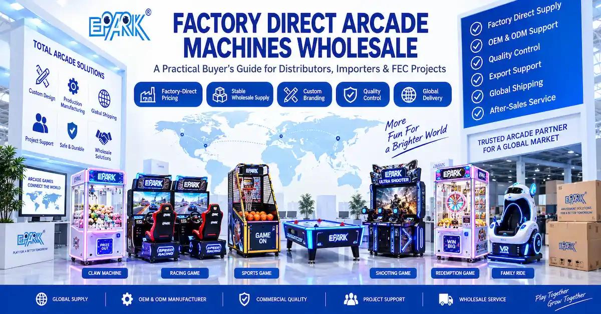 Factory Direct Arcade Machines Wholesale: Build a Repeat-Order Program, Not Just a Cheap First Order