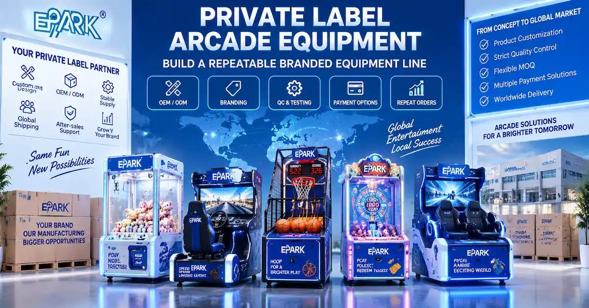 Private Label Arcade Equipment Manufacturer: A Buyer’s Framework for Building a Repeatable Branded Equipment Line
